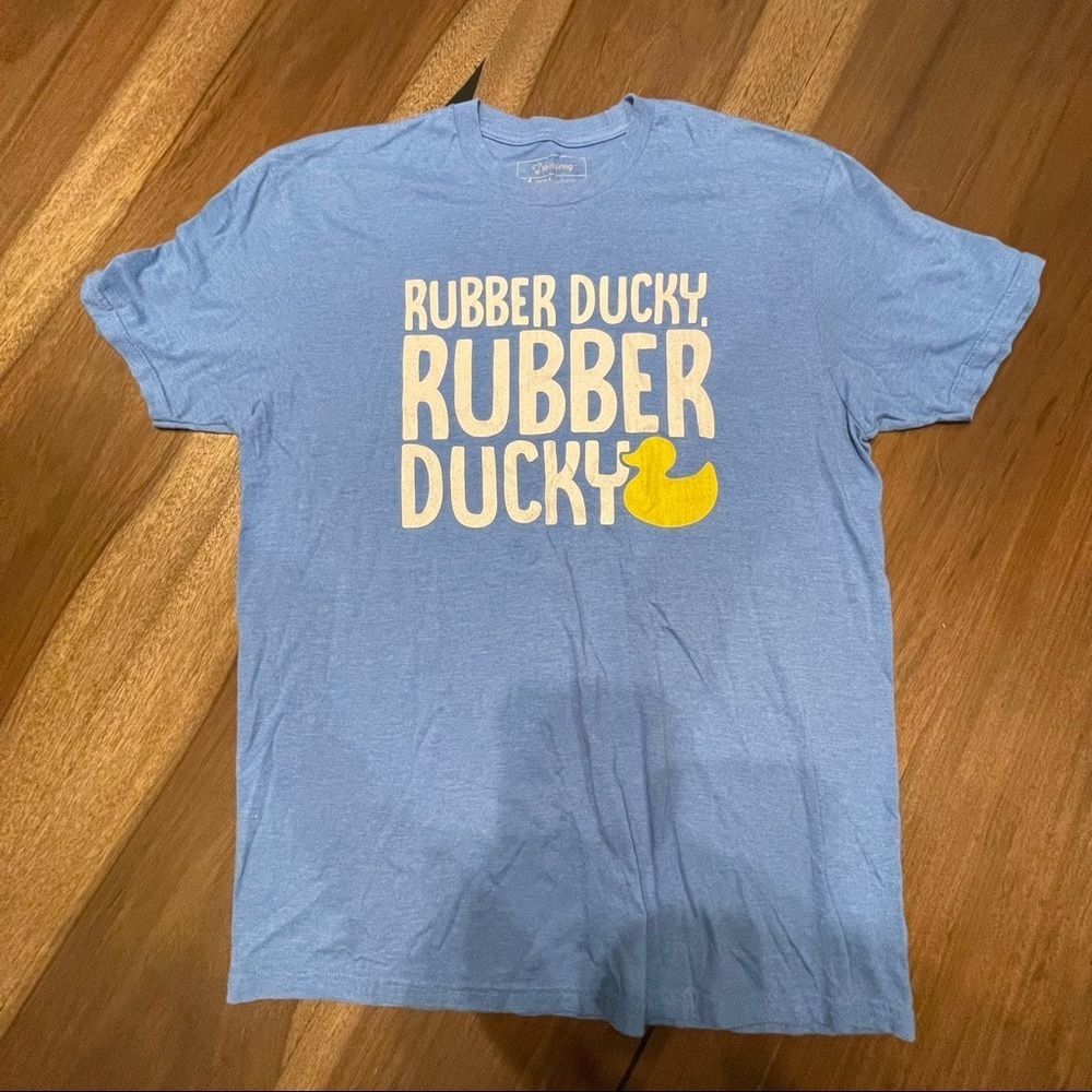 ⛱️Rubber Ducky - Light Blue T-Shirt - M